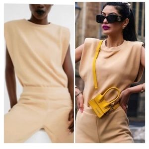 Zara tank sweatshirt